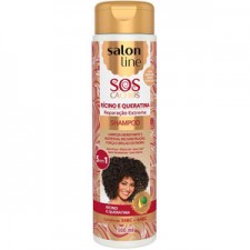 Salon Line / Shampoo S.O.S Cachos Ricino e Queratina 300ml
